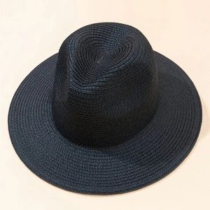 SHEIN Black Straw Hat